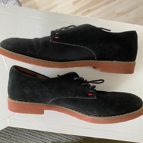 Tommy Hilfiger Honeybee Black Oxford Flat Sz 8M - Picture 8 of 9